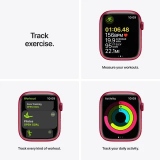 Apple Watch Series 7 45mm Rood