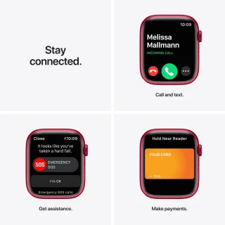 Apple Watch Series 7 45mm Rood