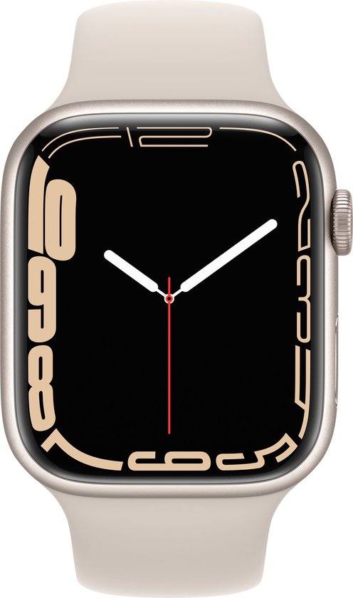 Apple Watch Series 7 45mm Sterrenlicht