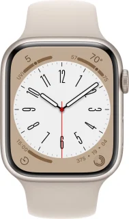 Apple Watch Series 8 45mm 4G Sterrenlicht Aluminium