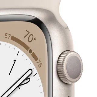 Apple Watch Series 8 45mm 4G Sterrenlicht Aluminium