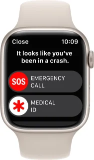 Apple Watch Series 8 45mm 4G Sterrenlicht Aluminium
