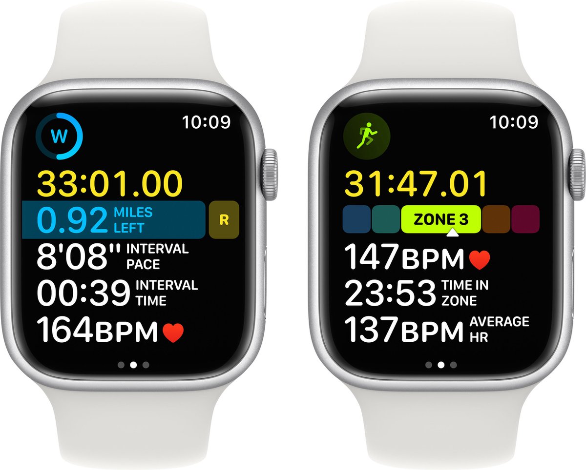 Apple Watch Series 8 45mm 4G Zilver Alumnium