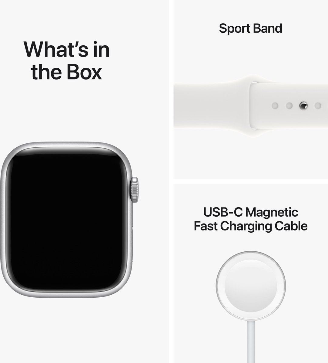 Apple Watch Series 8 45mm 4G Zilver Alumnium