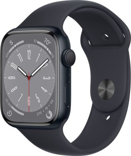 Apple Watch Series 8 45mm Middernacht Aluminium 4G