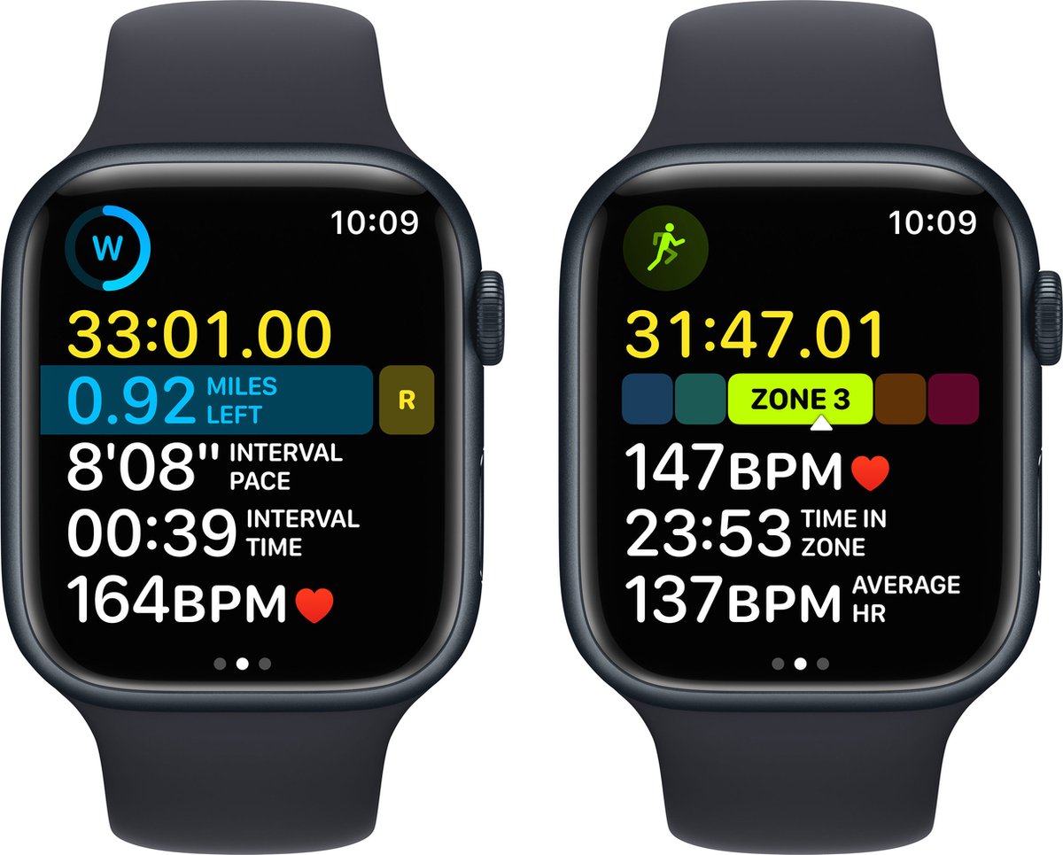 Apple Watch Series 8 45mm Middernacht Aluminium 4G