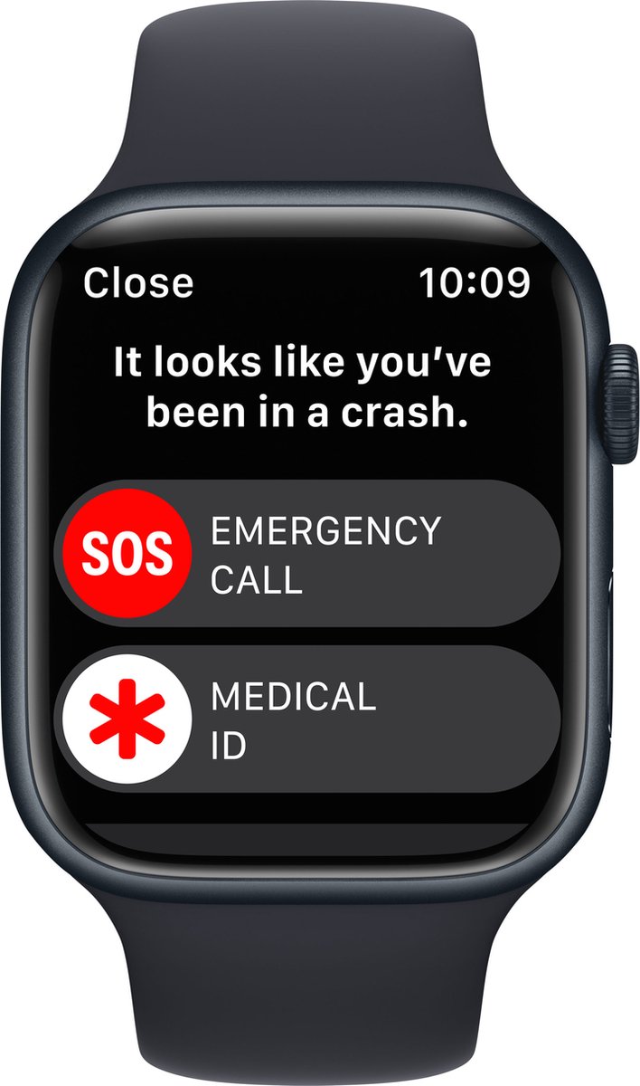 Apple Watch Series 8 45mm Middernacht Aluminium 4G