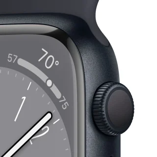 Apple Watch Series 8 45mm Middernacht Aluminium