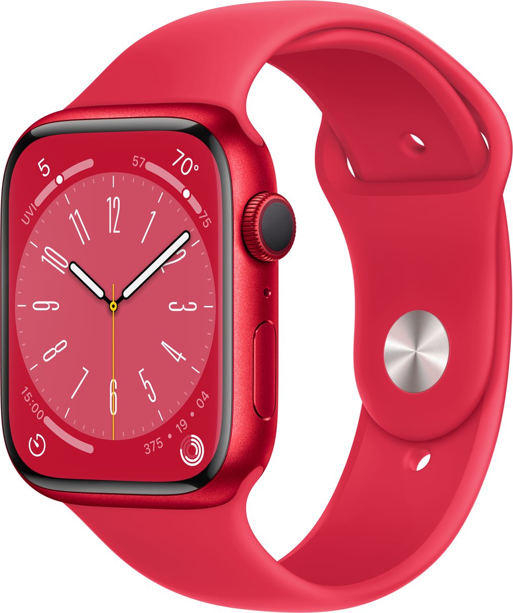 Apple Watch Series 8 45mm Rood Aluminium 4G