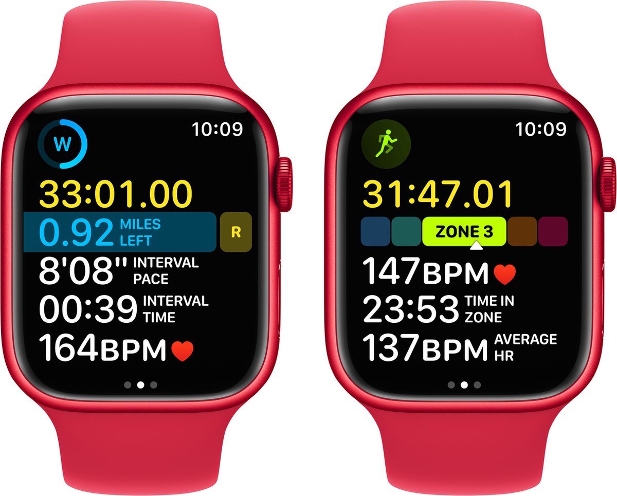 Apple Watch Series 8 45mm Rood Aluminium 4G