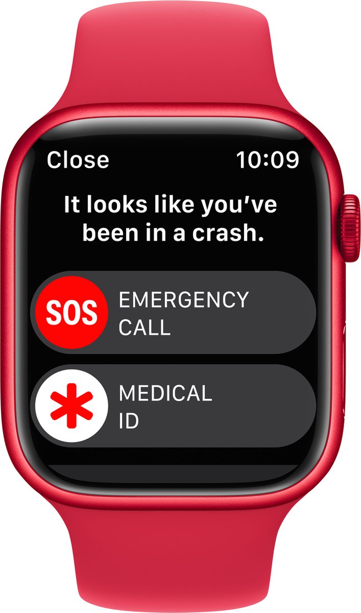 Apple Watch Series 8 45mm Rood Aluminium 4G