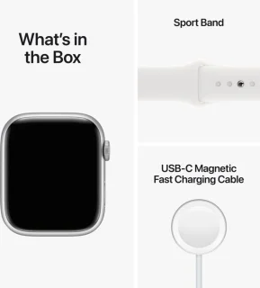 Apple Watch Series 8 45mm Zilver Aluminium