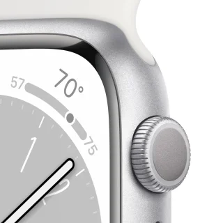 Apple Watch Series 8 45mm Zilver Aluminium