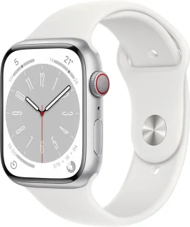 Apple Watch Series 8 45mm Zilver Aluminium