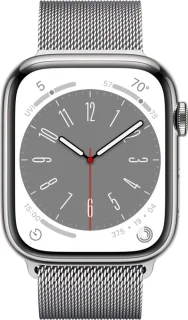 Apple Watch Series 8 Cellular 45mm Silver Stainless Steel