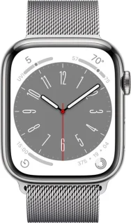 Apple Watch Series 8 Cellular 45mm Silver Stainless Steel