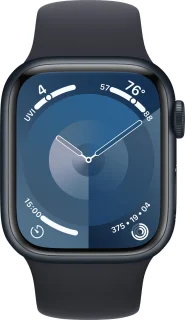 Apple Watch Series 9 41mm Midnight Aluminium - Midnight Sportband S/M