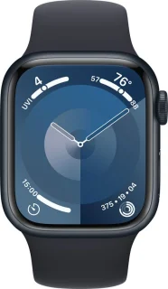 Apple Watch Series 9 41mm Midnight Aluminium - Midnight Sportband S/M
