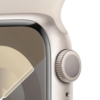 Apple Watch Series 9 41mm Starlight Aluminium Case - Starlight Sport Band S/M
