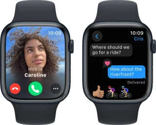 Apple Watch Series 9 45mm GPS + Cellular Midnight Aluminum