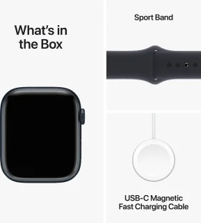 Apple Watch Series 9 45mm GPS + Cellular Midnight Aluminum