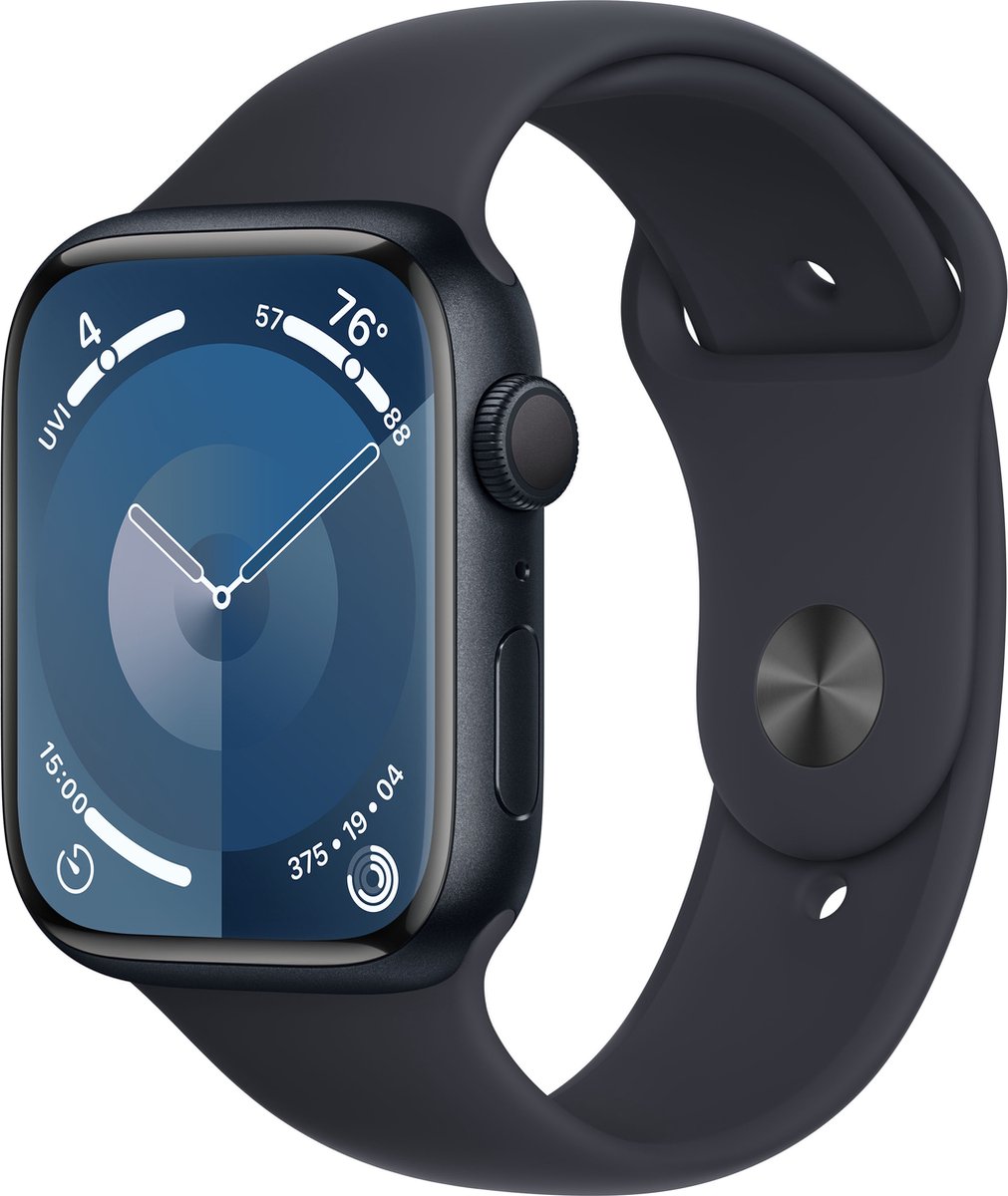 Wat vinden we goed aan de Apple Watch Series 9 45mm Midnight Aluminium M/L