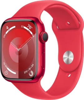Apple Watch Series 9 45mm Rode sportband S/M