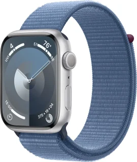 Apple Watch Series 9 45mm Zilver Aluminium
