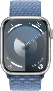 Apple Watch Series 9 45mm Zilver Aluminium