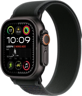 Apple Watch Ultra 2 49mm Black Titanium Trail Loop S/M