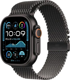 Apple Watch Ultra 2 49mm Black Titanium with Milanese Loop