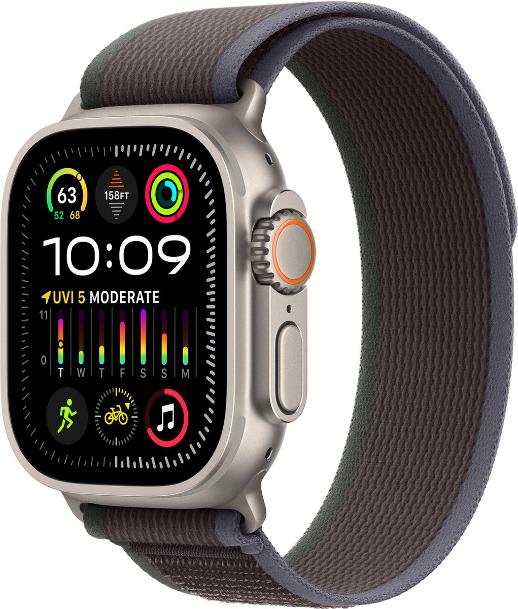 Apple Watch Ultra 2 49mm Titanium Blue/Black Trail Loop GPS + Cellular