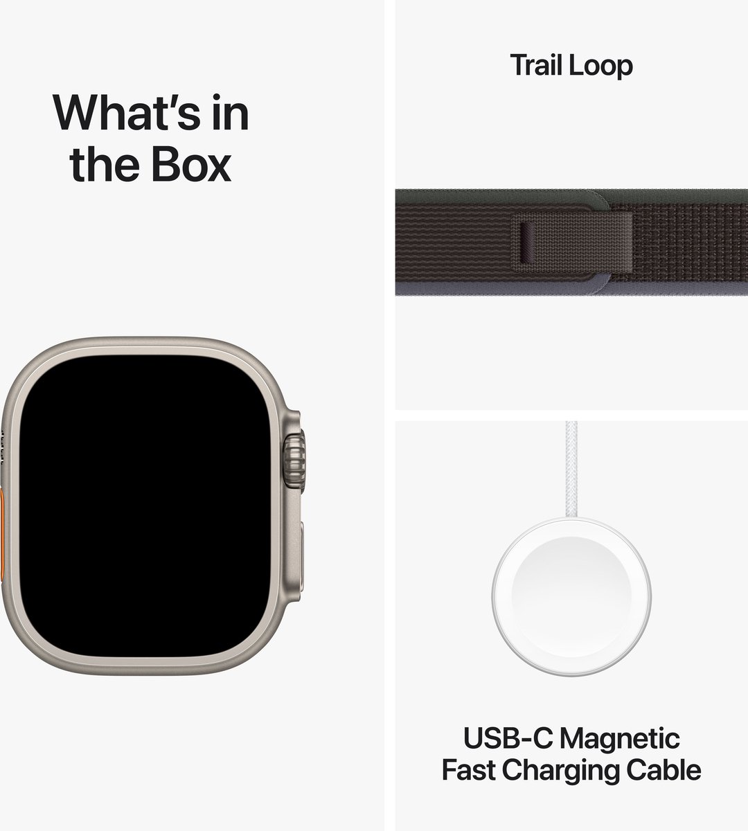 Apple Watch Ultra 2 49mm Titanium Blue/Black Trail Loop GPS + Cellular