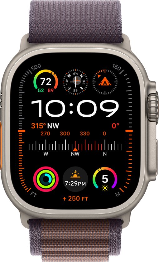 Apple Watch Ultra 2 49mm Titanium Indigo Alpine Loop