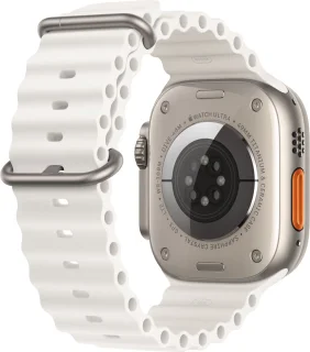 Apple Watch Ultra 2 49mm Titanium - Wit Ocean Band