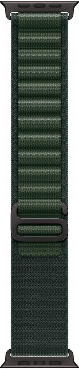 Apple Watch Ultra 2 49mm Titanium Zwart Dark Green Loop Small