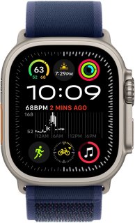 De Apple Watch Ultra 2 GPS + Cellular 49mm Natural Titanium Blue Trail Loop M/L in één oogopslag