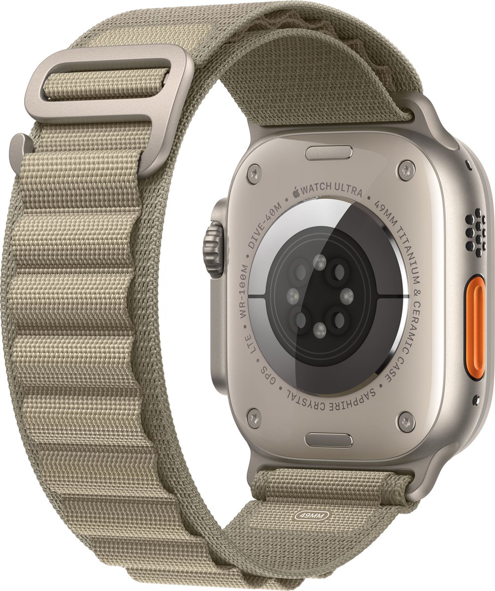 Apple Watch Ultra 2 Titanium 49mm GPS + Cellular Olive Alpine Loop Medium