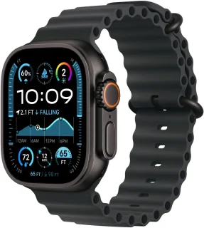 Apple Watch Ultra 2 Zwart Titanium Ocean Bandje