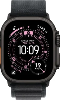Apple Watch Ultra 3 49 mm Black Titanium - Black Alpine Loop L