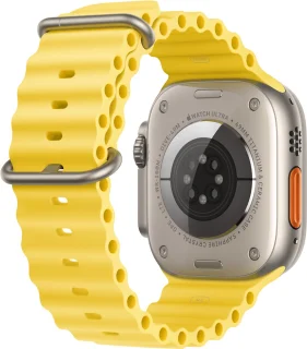 Apple Watch Ultra 49mm Titanium Geel Ocean Bandje 4G/LTE