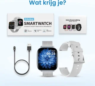 Avalue AMOLED AI Smartwatch Wit Bluetooth Call