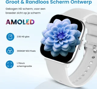 Avalue AMOLED AI Smartwatch Wit Bluetooth Call