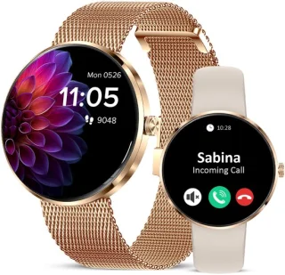 Avalue dames smartwatch goud