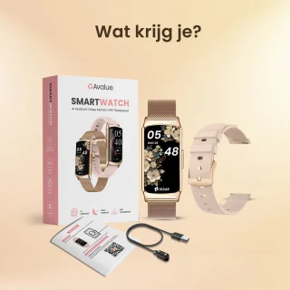 Avalue Luxe AMOLED Dames Smartwatch
