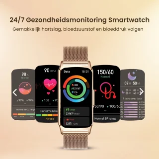 Avalue Luxe AMOLED Dames Smartwatch