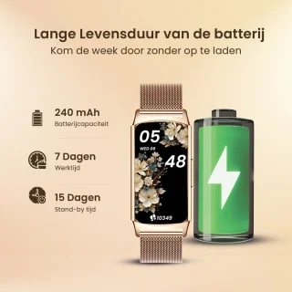 Avalue Luxe AMOLED Dames Smartwatch