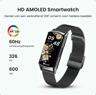 Avalue Luxe AMOLED Smartwatch Dames