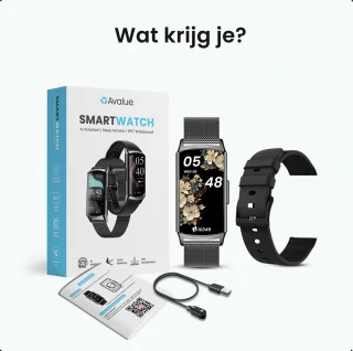 Avalue Luxe AMOLED Smartwatch Dames