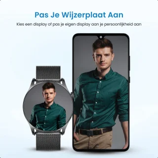 AVALUE Smartwatch Dames Horloge met Extra Bandje